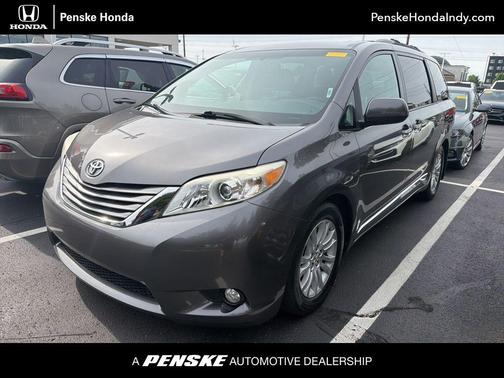 Predawn Gray Mica 2017 Toyota Sienna XLE Premium