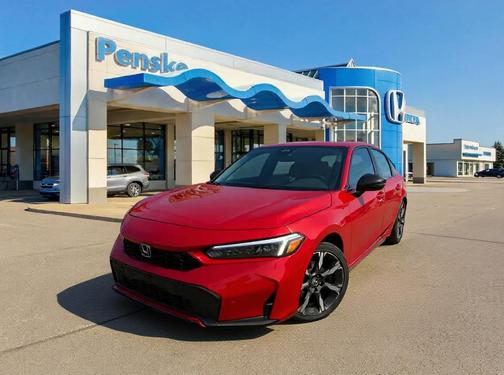 Rallye Red 2026 Honda Civic Hybrid Sport Touring