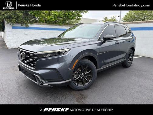 Gray Metallic 2024 Honda CR-V Hybrid Sport