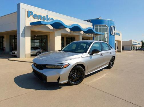Solar Silver Metallic 2026 Honda Civic Sport