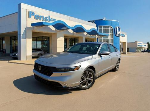 Solar Silver Metallic 2026 Honda Accord Hybrid EX-L