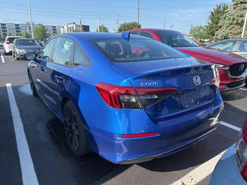 Aegean Blue Metallic 2024 Honda Civic Sport