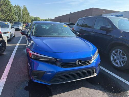 Aegean Blue Metallic 2024 Honda Civic Sport