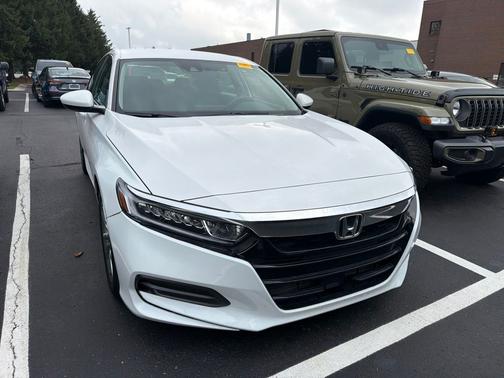 Platinum White 2019 Honda Accord LX