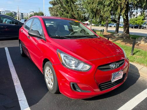 Red 2012 Hyundai Accent GLS