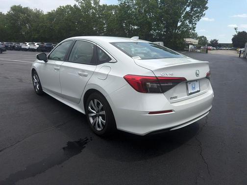 Platinum White 2023 Honda Civic LX