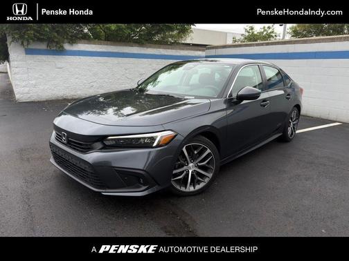 Gray Metallic 2023 Honda Civic Touring