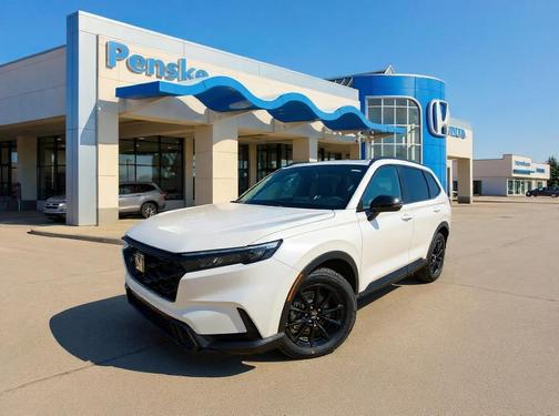 Platinum White Pearl 2026 Honda CR-V Hybrid Sport-L