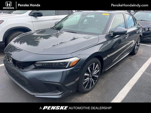 Gray 2024 Honda Civic EX-L