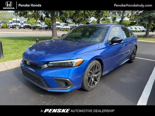 Aegean Blue Metallic 2022 Honda Civic Sport