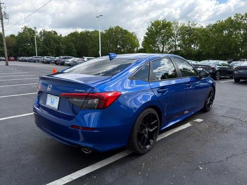Aegean Blue Metallic 2022 Honda Civic Sport
