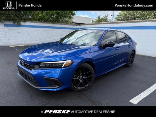 Aegean Blue Metallic 2022 Honda Civic Sport
