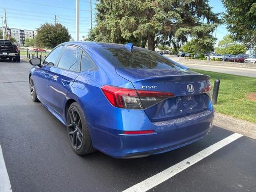 Aegean Blue Metallic 2022 Honda Civic Sport