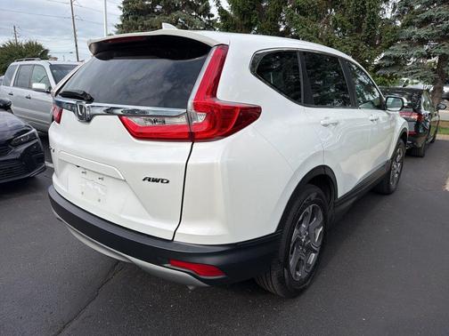 Platinum White 2019 Honda CR-V EX-L