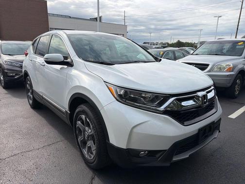 Platinum White 2019 Honda CR-V EX-L