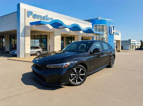 Crystal Black Pearl 2026 Honda Civic Hybrid Sport Touring