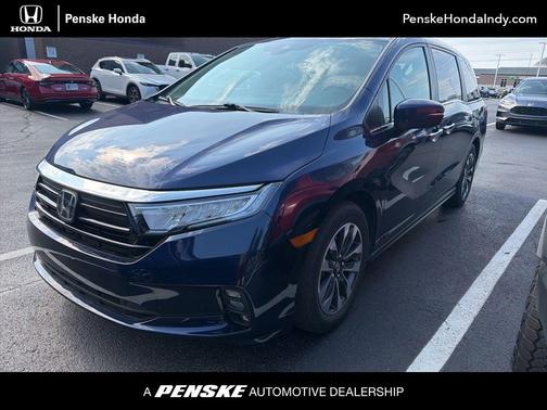 Blue 2024 Honda Odyssey EX-L