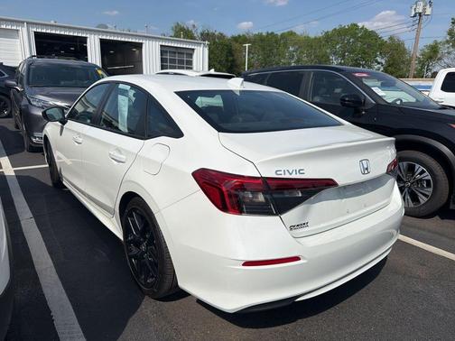 Platinum White 2023 Honda Civic Sport
