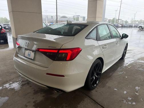 Platinum White 2023 Honda Civic Sport