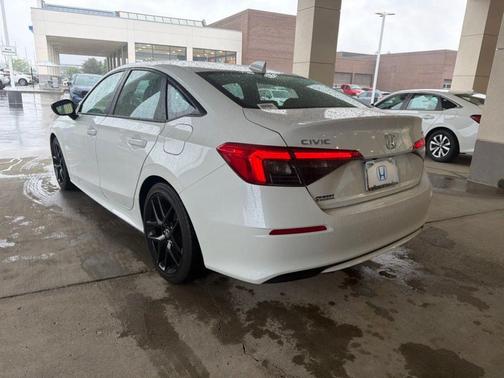 Platinum White 2023 Honda Civic Sport