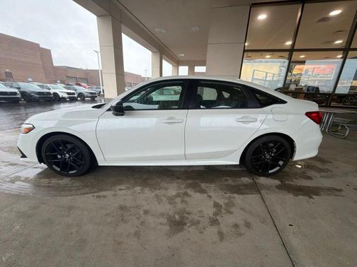 Platinum White 2023 Honda Civic Sport