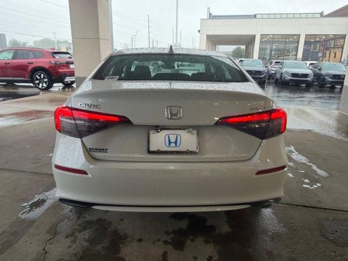 Platinum White 2023 Honda Civic Sport