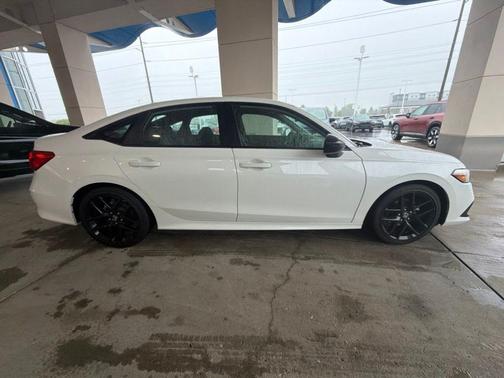 Platinum White 2023 Honda Civic Sport