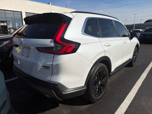 Platinum White 2025 Honda CR-V Hybrid Sport Touring