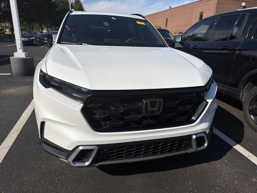 Platinum White 2025 Honda CR-V Hybrid Sport Touring