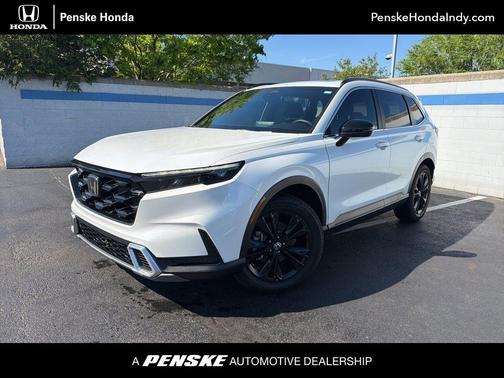 Platinum White 2025 Honda CR-V Hybrid Sport Touring