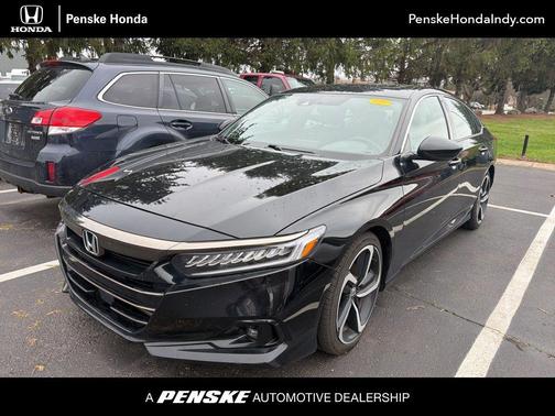 Crystal Black Pearl 2022 Honda Accord Sport 2.0T