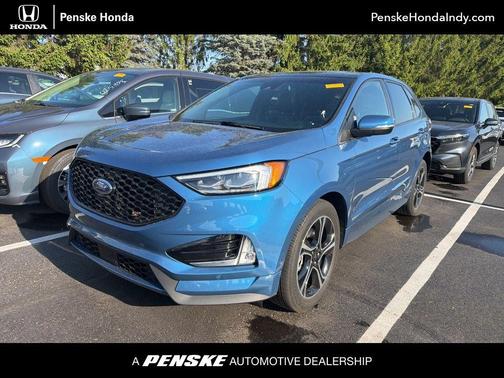Blue Metallic 2019 Ford Edge ST