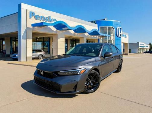 Meteorite Gray Metallic 2026 Honda Civic Sport