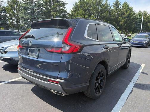 Blue Metallic 2023 Honda CR-V Hybrid Sport