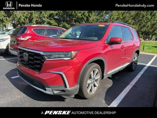 Radiant Red 2025 Honda Pilot Touring