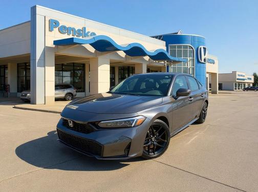 Meteorite Gray Metallic 2026 Honda Civic Sport