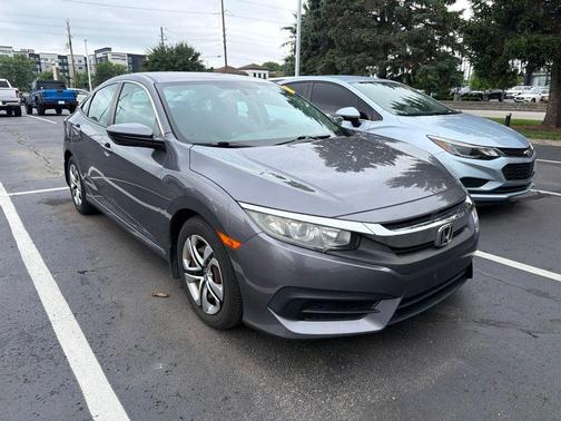 Gray 2016 Honda Civic LX