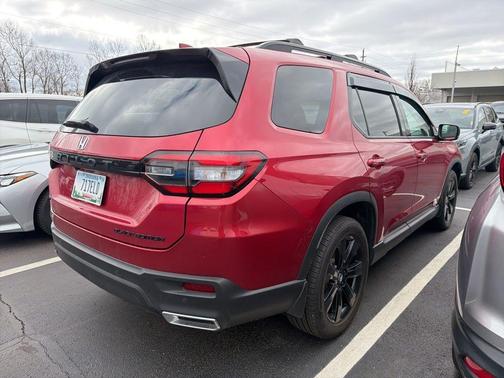 Red 2025 Honda Pilot Black Edition