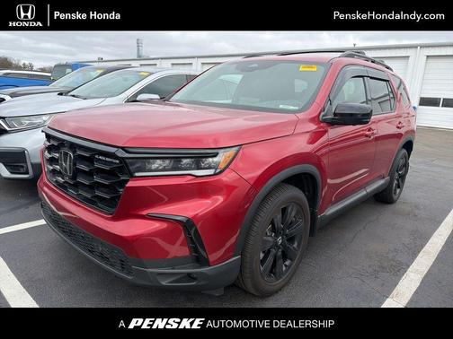 Red 2025 Honda Pilot Black Edition