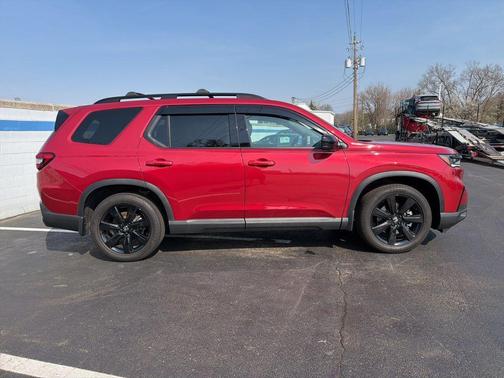 Red 2025 Honda Pilot Black Edition