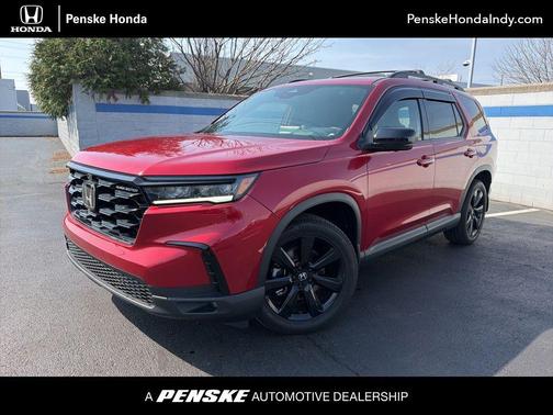 Red 2025 Honda Pilot Black Edition