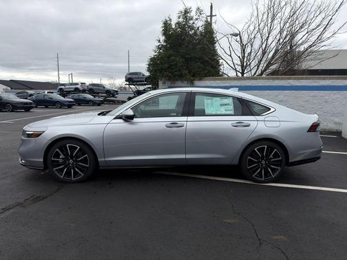 Solar Silver Metallic 2026 Honda Accord Hybrid Touring