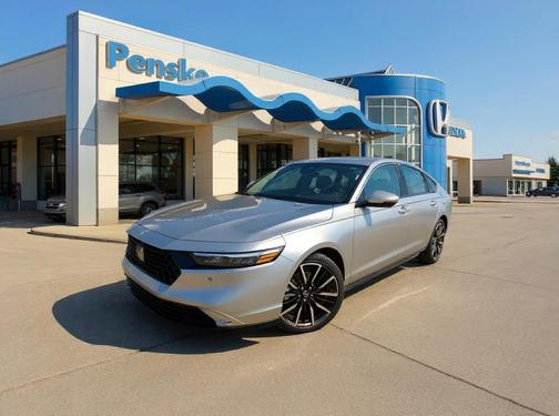 Solar Silver Metallic 2026 Honda Accord Hybrid Touring