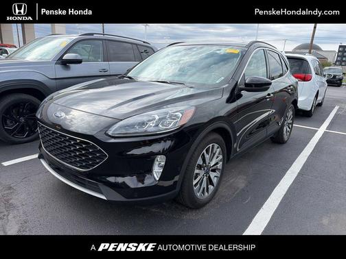 Black Metallic 2020 Ford Escape Titanium Hybrid