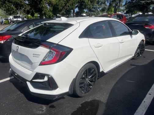 White 2020 Honda Civic Sport