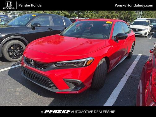 Red 2022 Honda Civic Sport