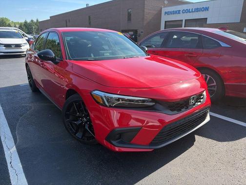 Red 2022 Honda Civic Sport