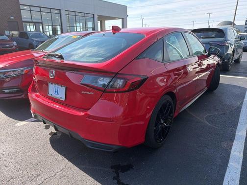Red 2022 Honda Civic Sport