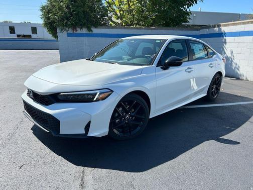 Platinum White Pearl 2026 Honda Civic Sport
