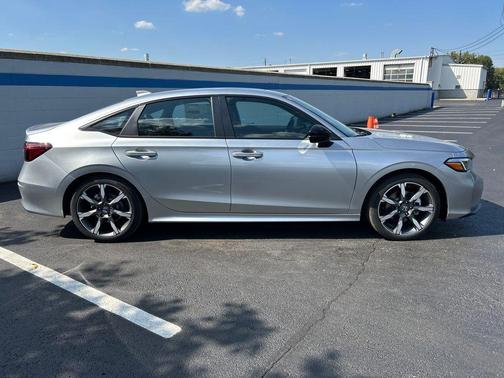 Solar Silver Metallic 2026 Honda Civic Hybrid Sport